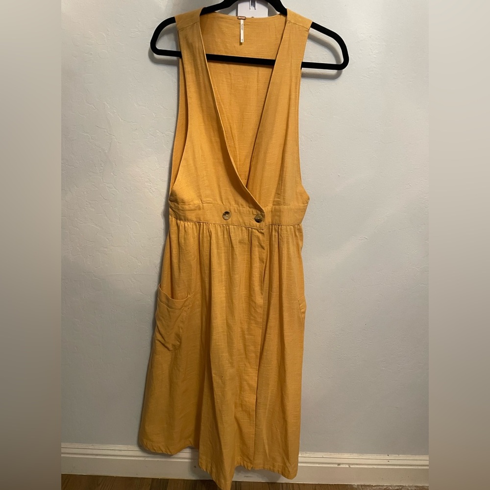 Free People Yellow Maxi Dress